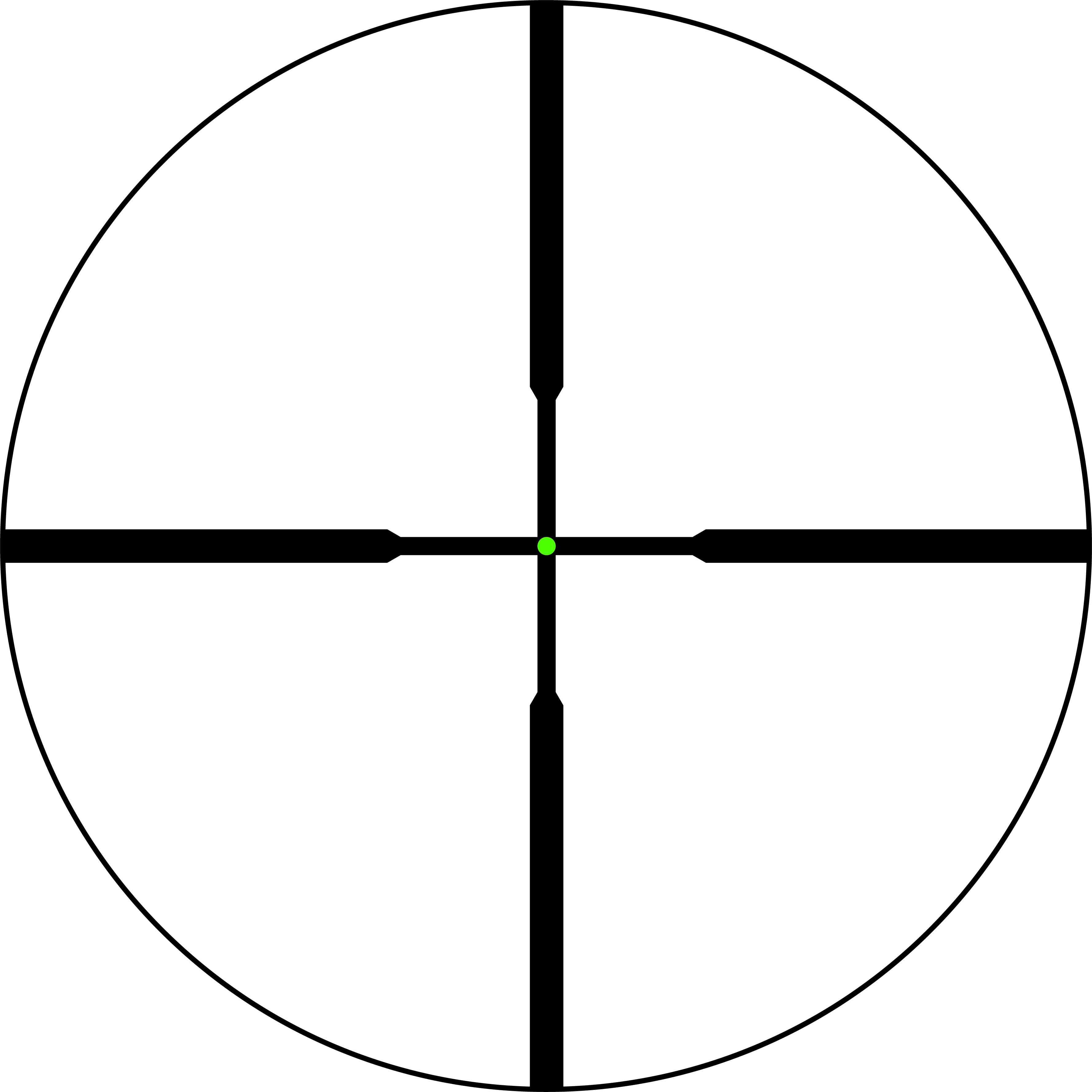 TR35-C-200186 Green Duplex reticle